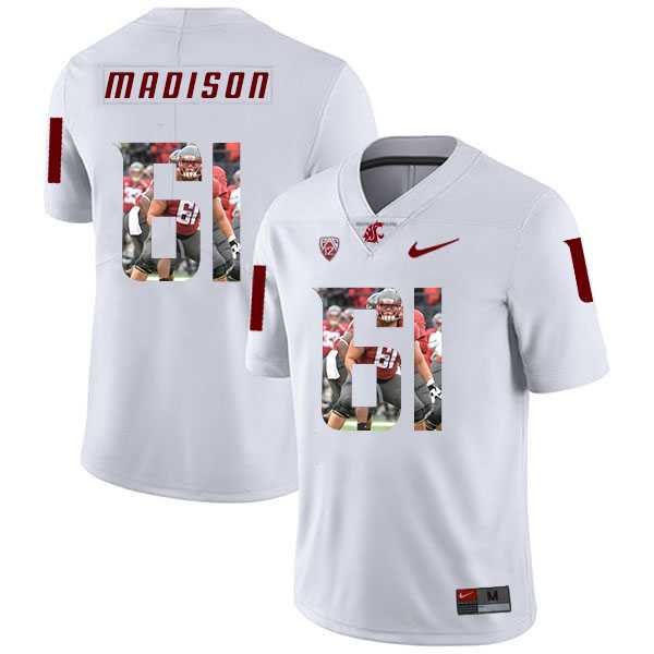 Washington State Cougars 61 Cole Madison WhiteFashion College Football Jersey Dzhi,We sell and wholesale Washington State Cougars 61 Cole Madison WhiteFashion College Football Jersey Dzhi on line form chian!
